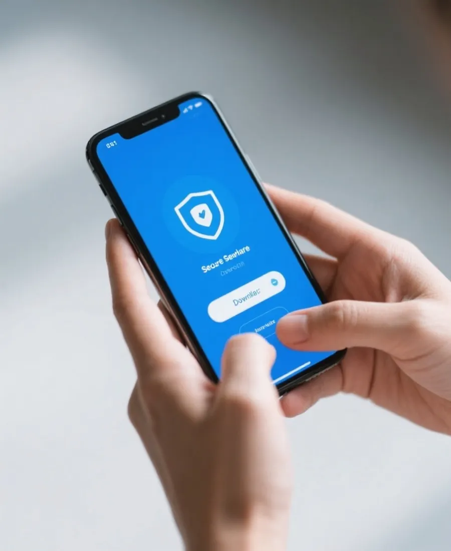 安全下载与安装示意